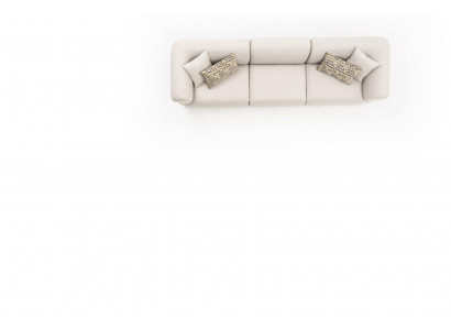 Canapé 5 places Beige de Luxe Salon Moderne Canapé de style XXL grand Sofas